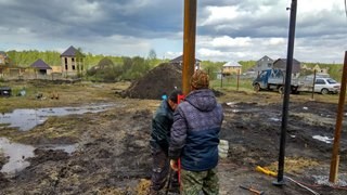 Заказать монтаж винтовых свай в Лысьва - цена под ключ с доставкой от 1836 шт